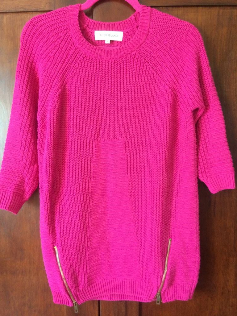 River island sweter 34 xs róż zanki