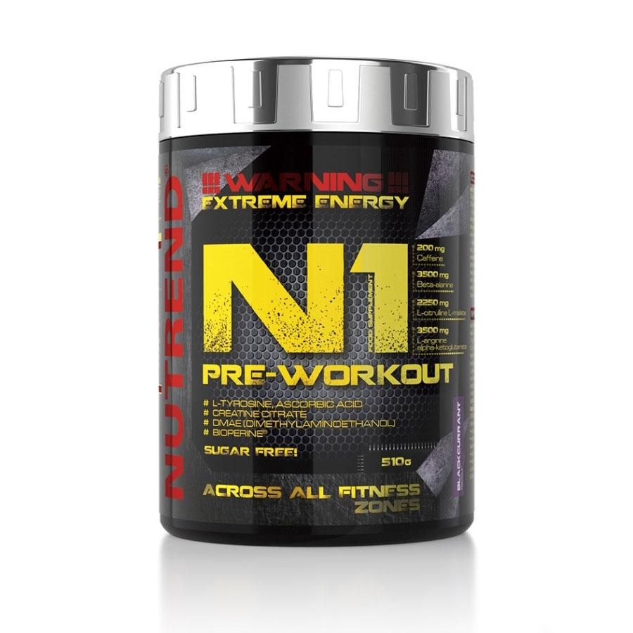 NUTREND N1 510G PRE WORKOUT PRZEDTRENINGÓWKA SIŁA