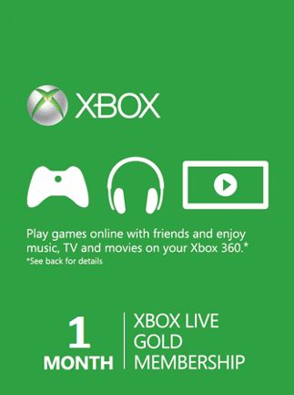 XBOX LIVE GOLD 1 MIESIĄC Xbox ONE 360 AUTOMAT !