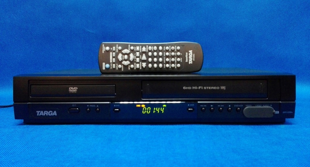 Combo DVD/VHS Targa DPV-5300x /Pilot/DivX/6 głowic