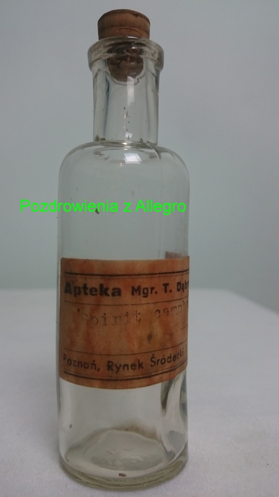 POZNAŃ Apteka Mgr.T.Dąbrowskiego Stara Buteleczka