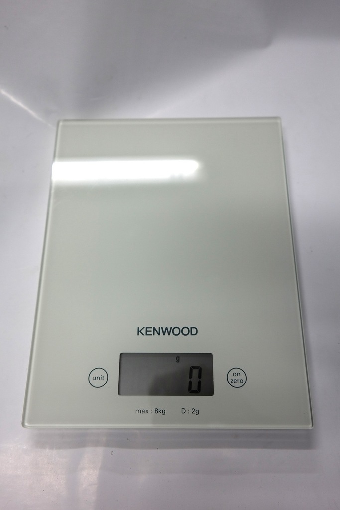 Waga kuchenna Kenwood DS401 biała, LCD 2g-8kg