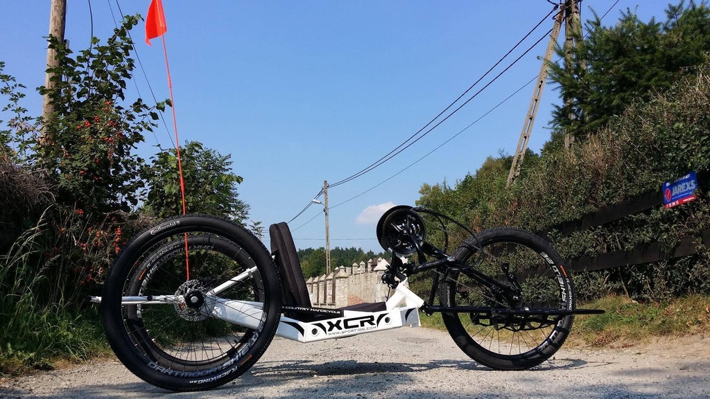 handbike, rower, trójkołowy, aluminiowy