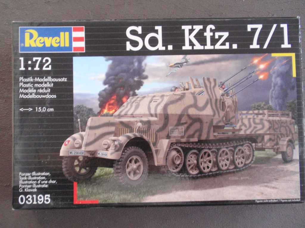 samochód Sd.Kfz 7/1 - Revell
