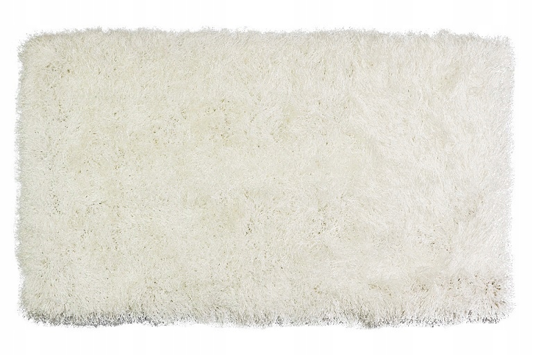 DYWAN SHAGGY 120x170 CM PUSZYSTY PIĘKNY BIAŁY