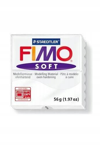 Masa Fimo Soft 56g 0 biały