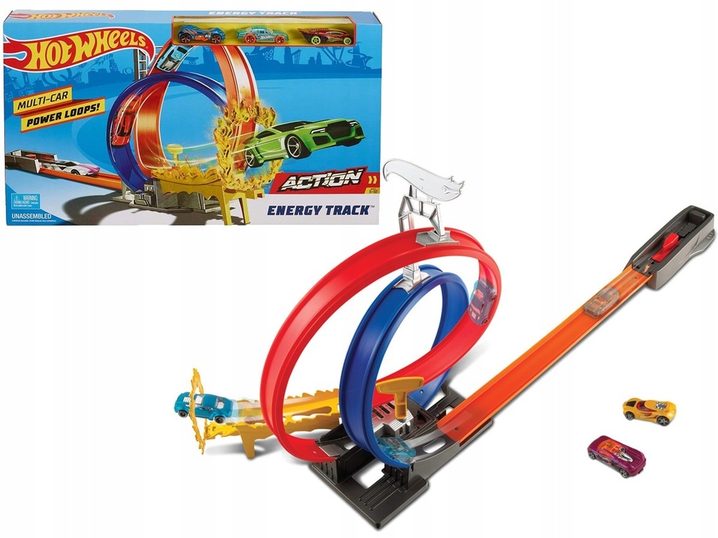 HOT WHEELS TOR ENERGY TRACK TOR PĘTLA PODWÓJNA