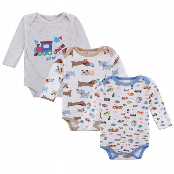 Body chłopięce wielopak 3 sztuki 7-9M