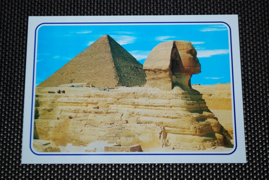 Pocztówka EGYPT Giza SPHINX