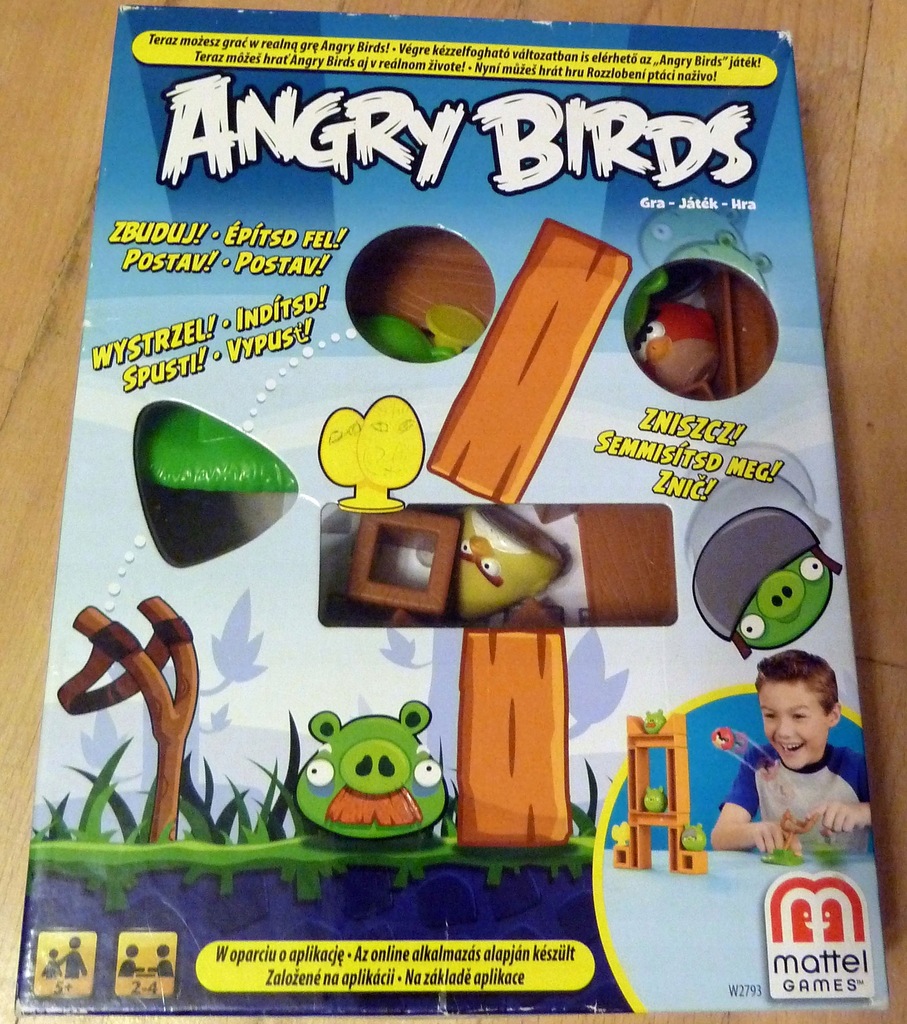 MATTEL GRA ANGRY BIRDS+gratis druga gra angry bird