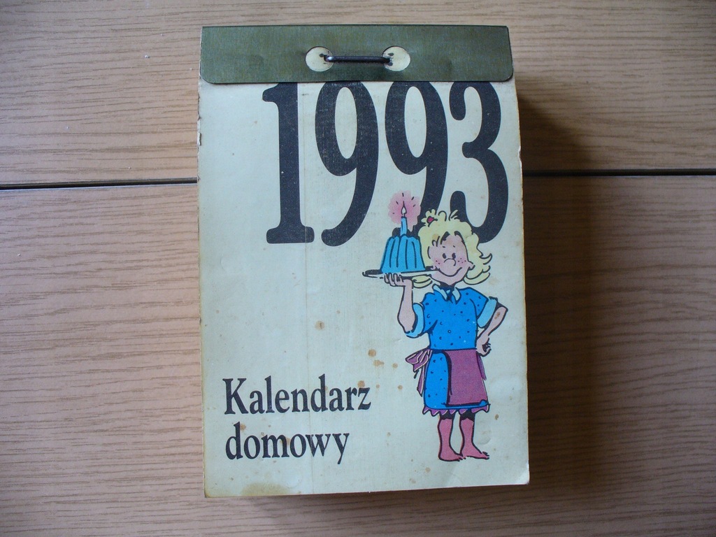 Kalendarz zdzierak 1993 r.