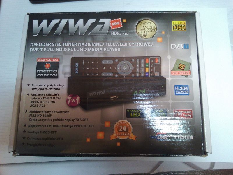 DEKODER DVBT WAWA HD95MC