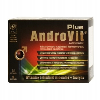 AndroVit Plus 30 WITAMINY DLA MĘŻCZYZN NA PŁODNOŚĆ