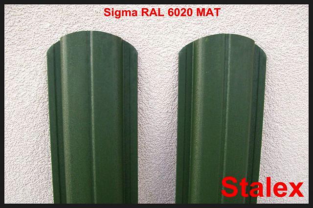 SZTACHETY sztachetki metalowe  blachy ral 6020 mat