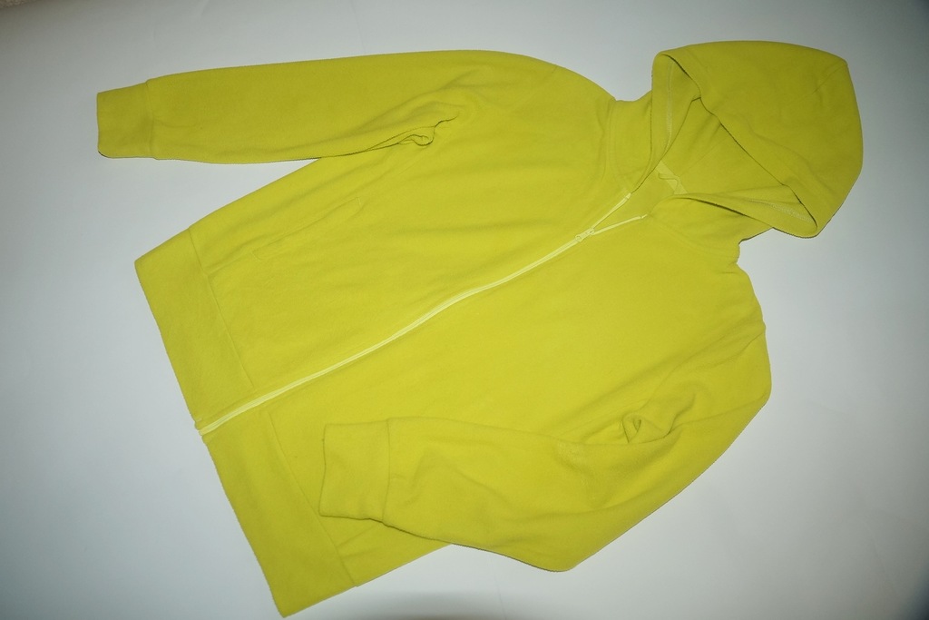 Polar bluza na zamek limonka neon  r. XS/S 152-158