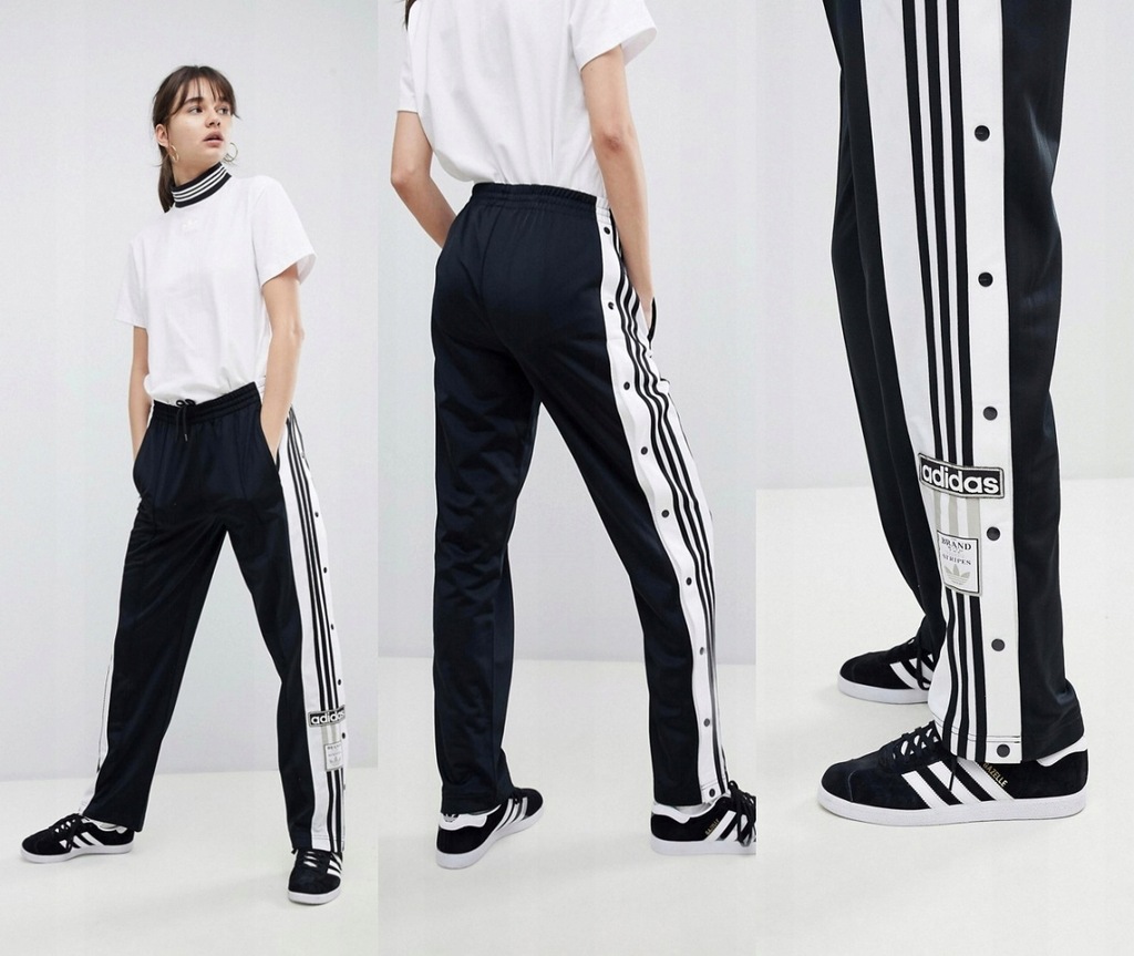 B-2-19-9 ADIDAS SPODNIE Z ZATRZASKAMI R 38