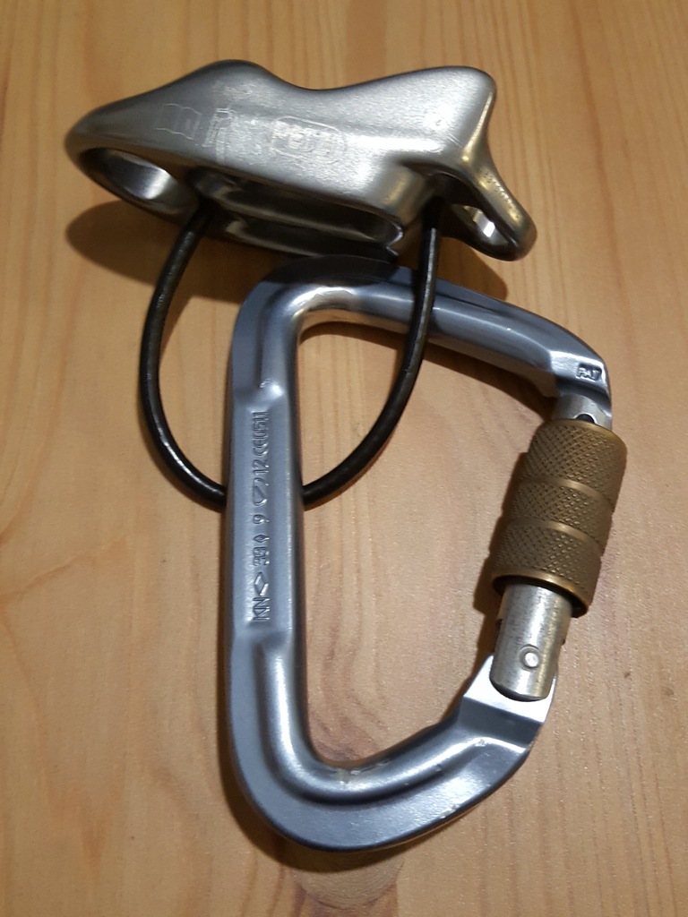 Kubek PETZL REVERSO 3 + karabinek AUSTRIALPIN