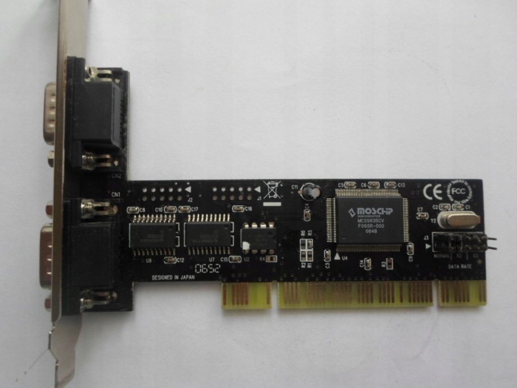 Karta RoHS - Compliant PCI-2S S/N no TS0705008453