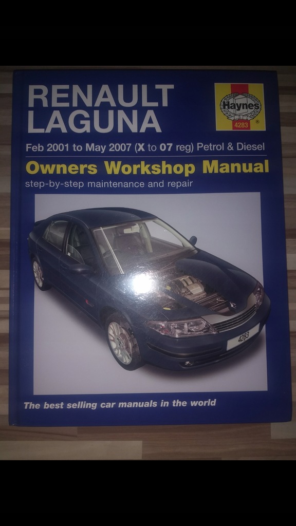 Książka napraw Laguna II haynes manual
