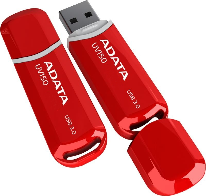 Pendrive ADATA 64GB UV150 USB 3.0 90MB/s CZERWONY