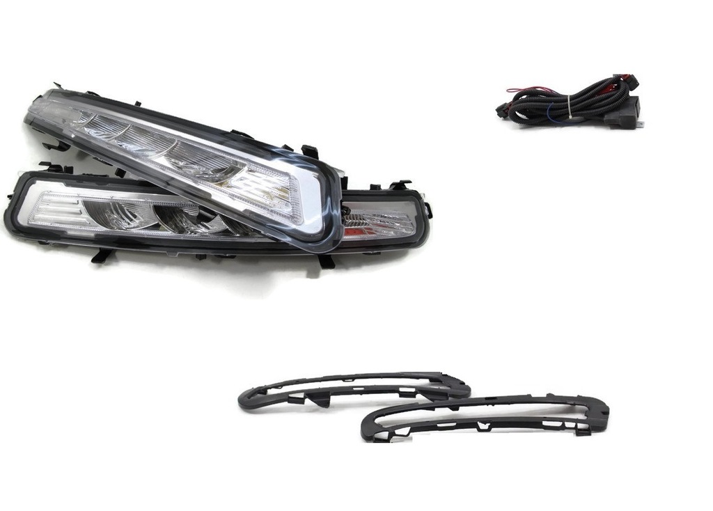 FORD MONDEO MK4 światła dzienne LED DRL komplet