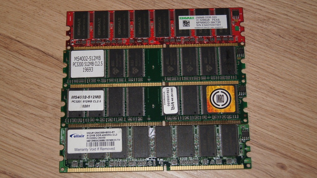 DDR  pakiet pamięci RAM BCM od 1 zł