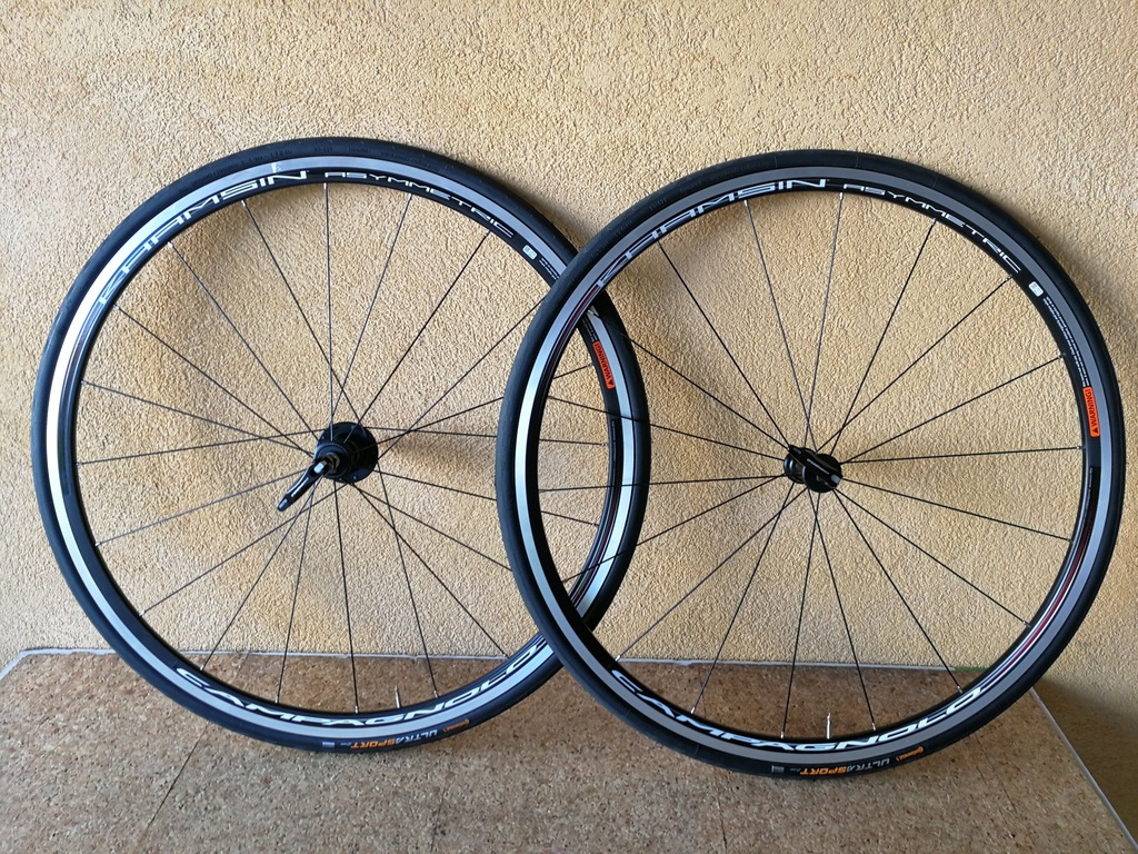 NOWE KOŁA CAMPAGNOLO KHAMSIN ASYMMETRIC + OPONY