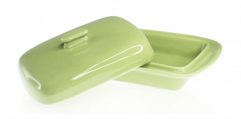 Maselniczka ceramiczna PRODUKT POLSKI ZIELONA