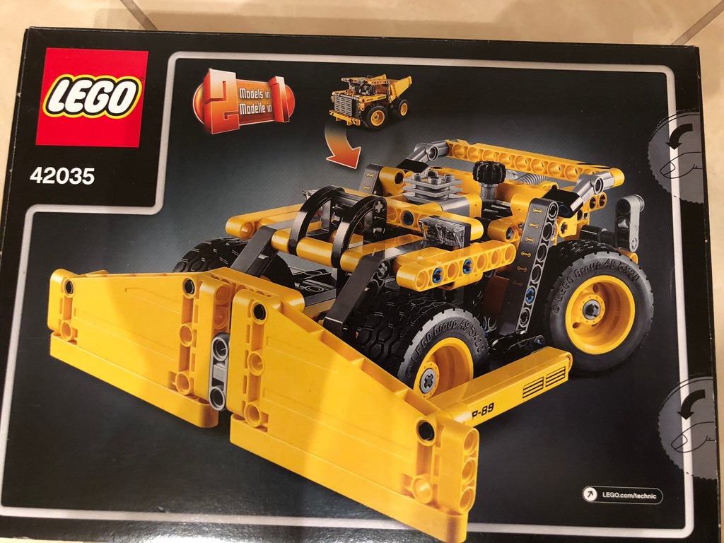 LEGO TECHNIC 42035 CIĘŻARÓWKA SPYCHACZ - 7194458650 - oficjalne ...