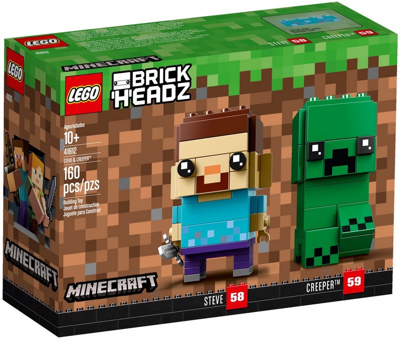 LEGO Brick Headz 41612 Steve i Creeper minecraft