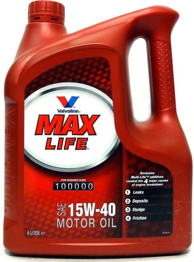 VALVOLINE MAXLIFE 15W40 MINERALNY NOWOŚĆ 4L - 7570387103 - oficjalne ...