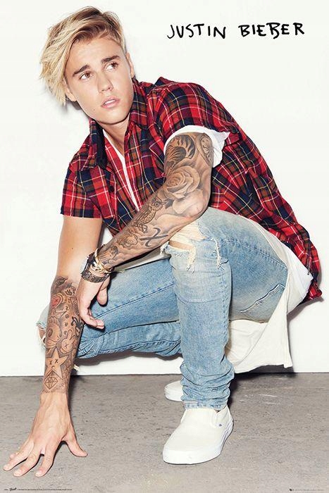 Justin Bieber Crouch - plakat 61x91,5 cm