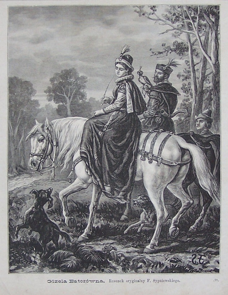 KOBIETA SZLACHCIANKA, GRYZELDA BATORY, gr. XIX w.