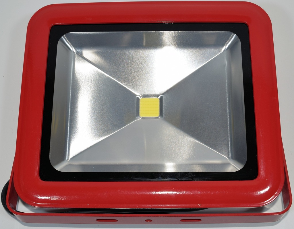 HALOGEN NAŚWIETLACZ LAMPA LED 50W CZERWONY ZIMNY