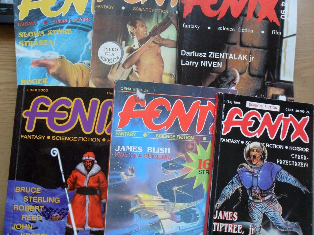FENIX - czasopismo fantasy, science fiction- 20szt