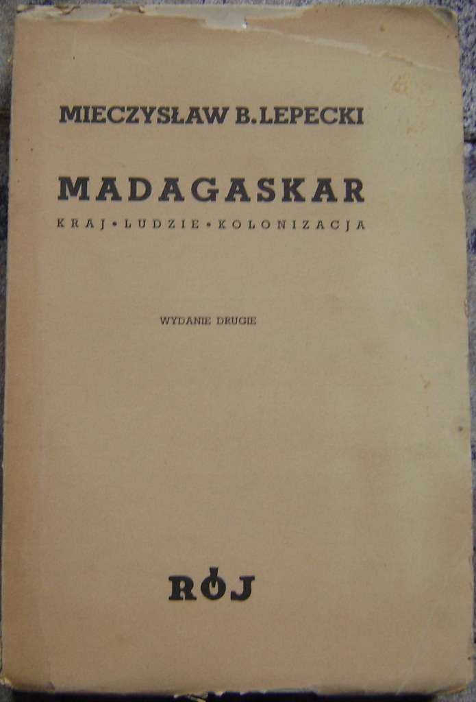 LEPECKI- MADAGASKAR -wyd.1938