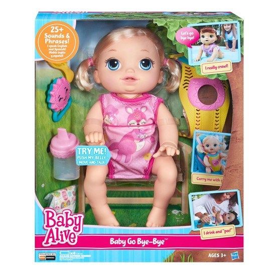 Baby Alive RACZKUJĄCY Maluszek LALKA Mówi SIUSIA