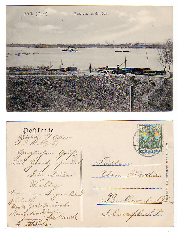 Górzyca Odrzańska, Goritz Oder., 1909r. -501