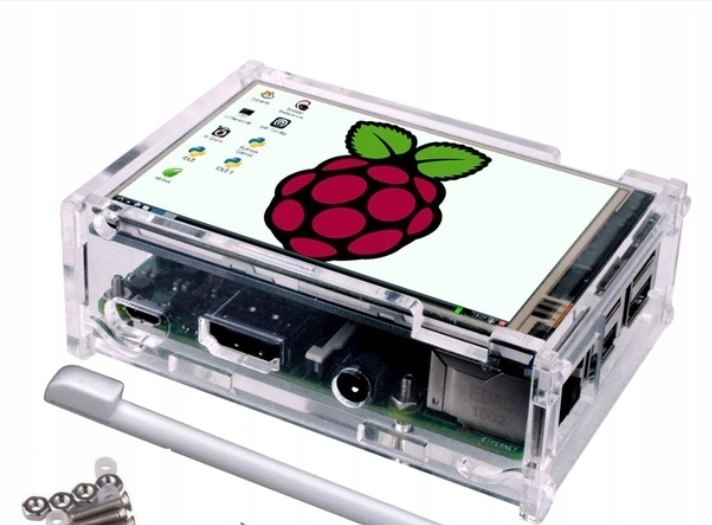 Wyświetlacz 3,5" Raspberry Pi 3 + obudowa!