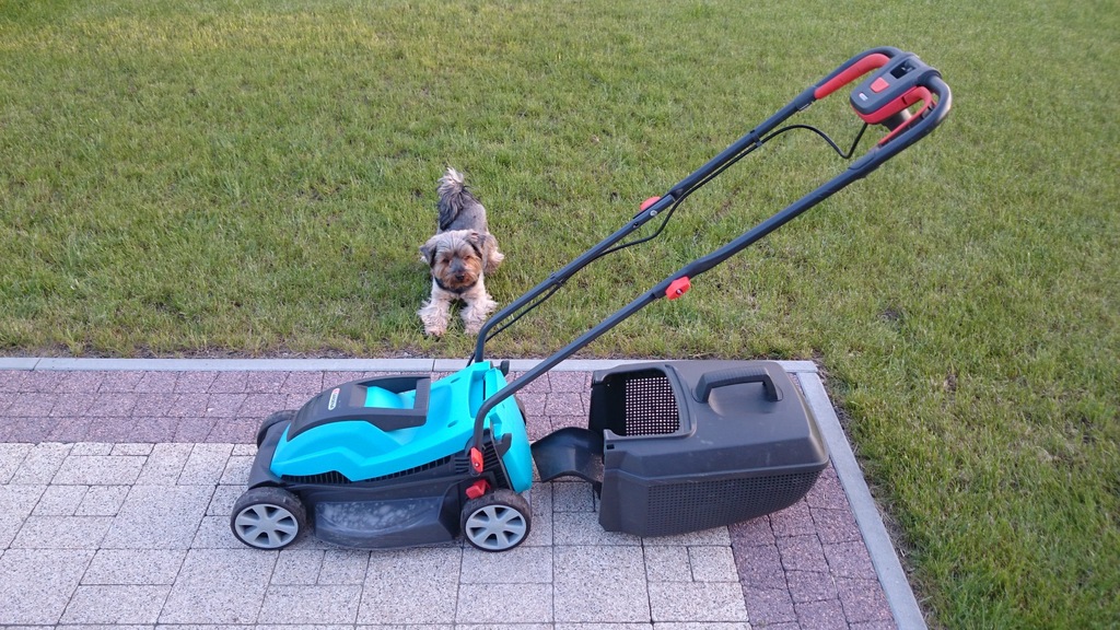 Kosiarka elektryczna GARDENA 32E z koszem - 7189577935 - oficjalne ...