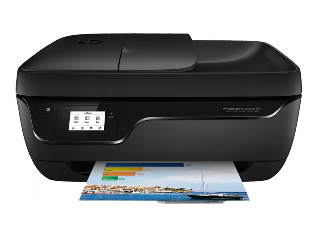 DRUKARKA 4w1 HP DESKJET INK ADVANTAGE 3835 F5R96C - 7570345038 - oficjalne archiwum Allegro