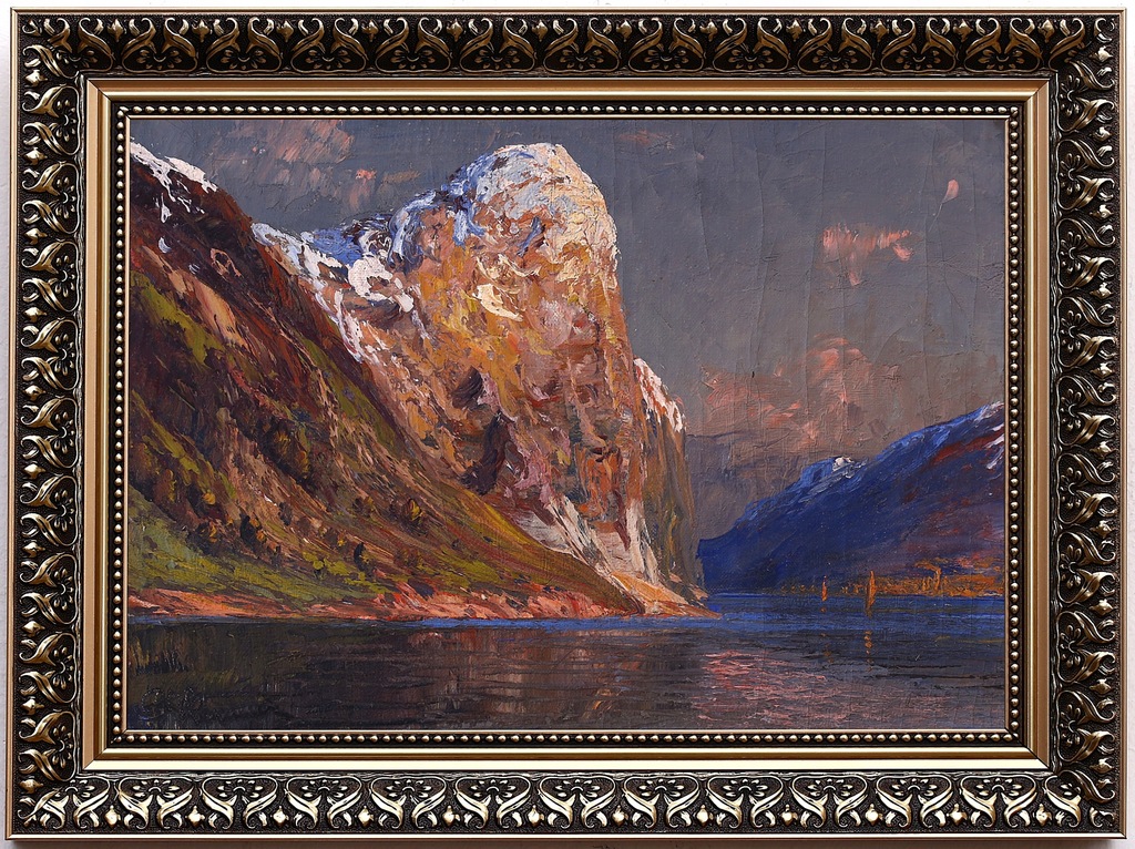 GUSTAV P. RIMMER (1904-1988) PIĘKNY OBRAZ ORYGINAŁ - 7630869119 ...