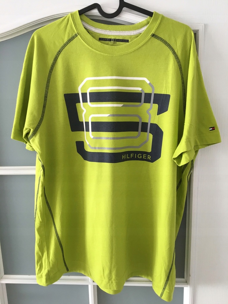 T-Shirt Tommy Hilfiger Sport, żółta, BCM !