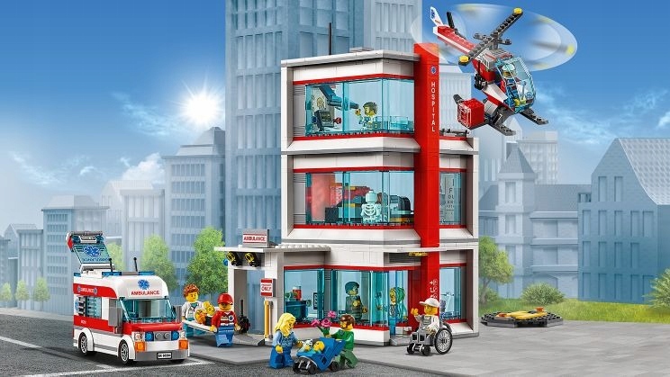 KLOCKI LEGO Zestaw Szpital 60204 Lego CITY - 7571861712 - oficjalne ...