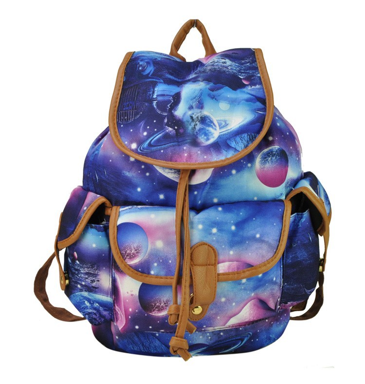 PLECAK VINTAGE HIPPIE PLANETY GWIAZDY HIPSTERSKI
