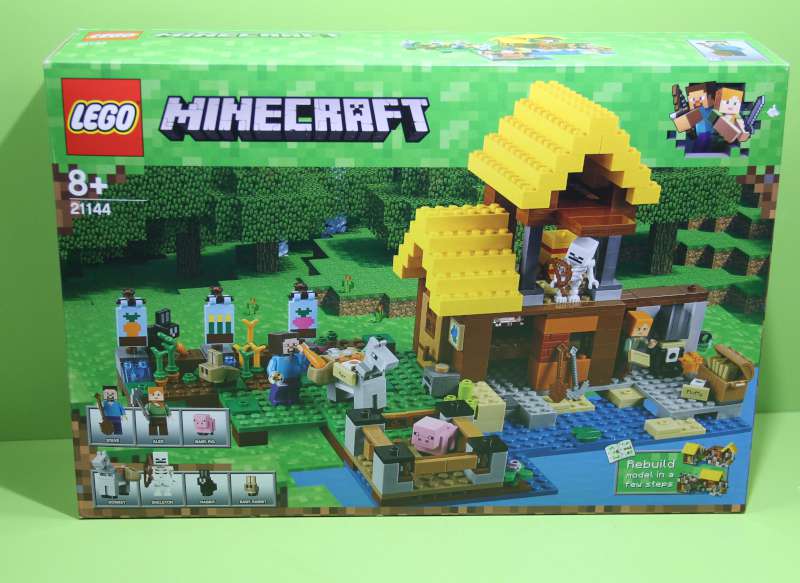 ZESTAW LEGO MINECRAFT 21144 WIEJSKA CHATKA
