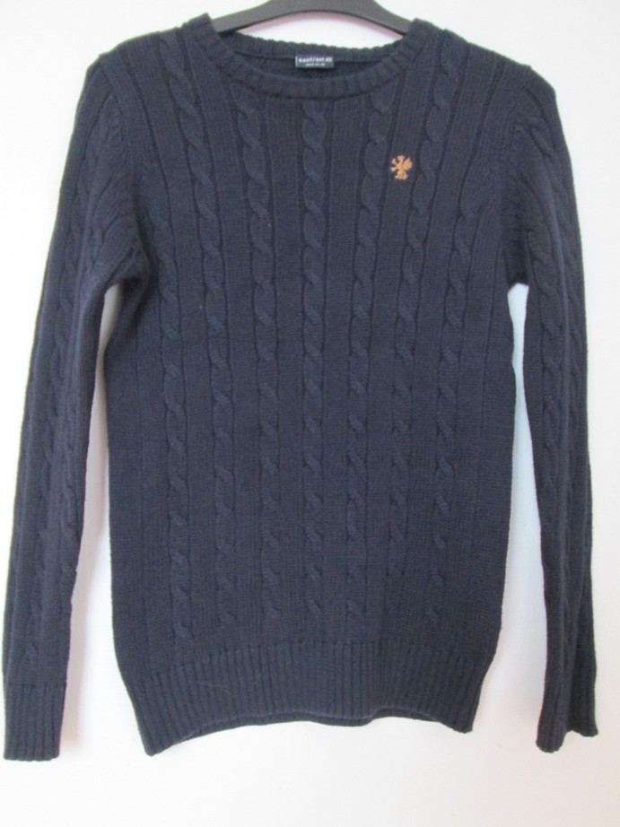 NEXT/EST 82 SWETER GRANAT W WARKOCZE