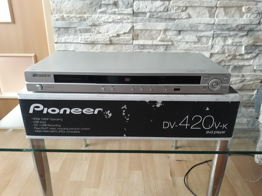 Odtwarzacz DVD Pioneer DV-420 v-k HDMI USB Komplet