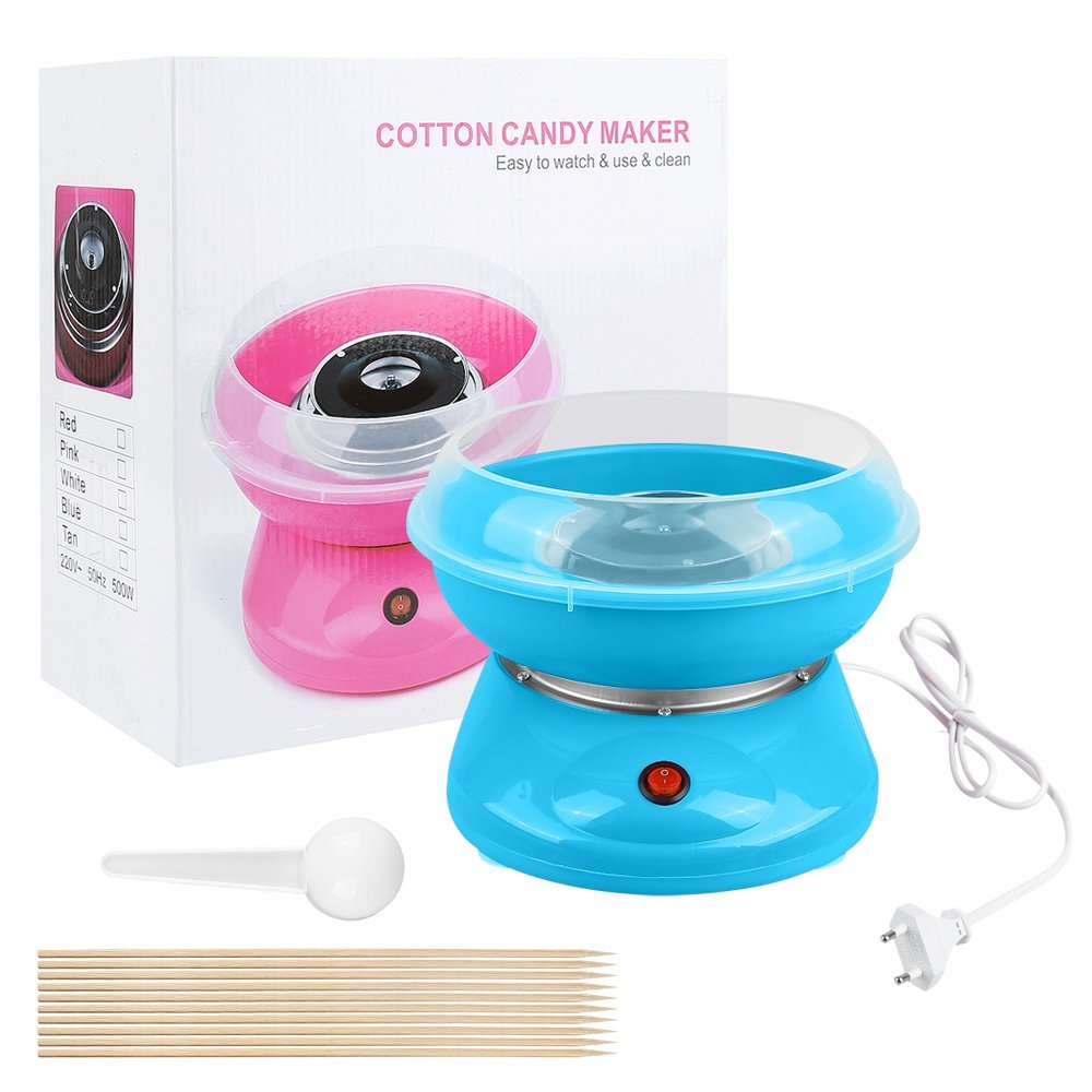 RÓŻOWA MASZYNA DO WATY CUKROWEJ 500W WYCTIN