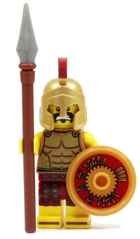 LEGO FIGURKA WOJOWNIK SPARTANIN SPARTA RYCERZ